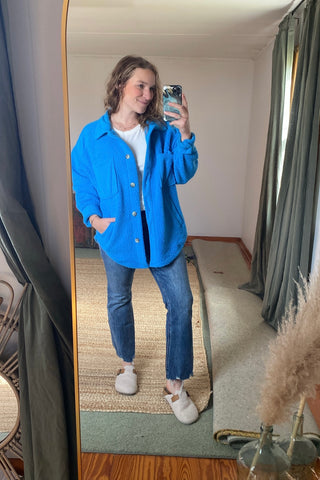Blue Fleece Jacket