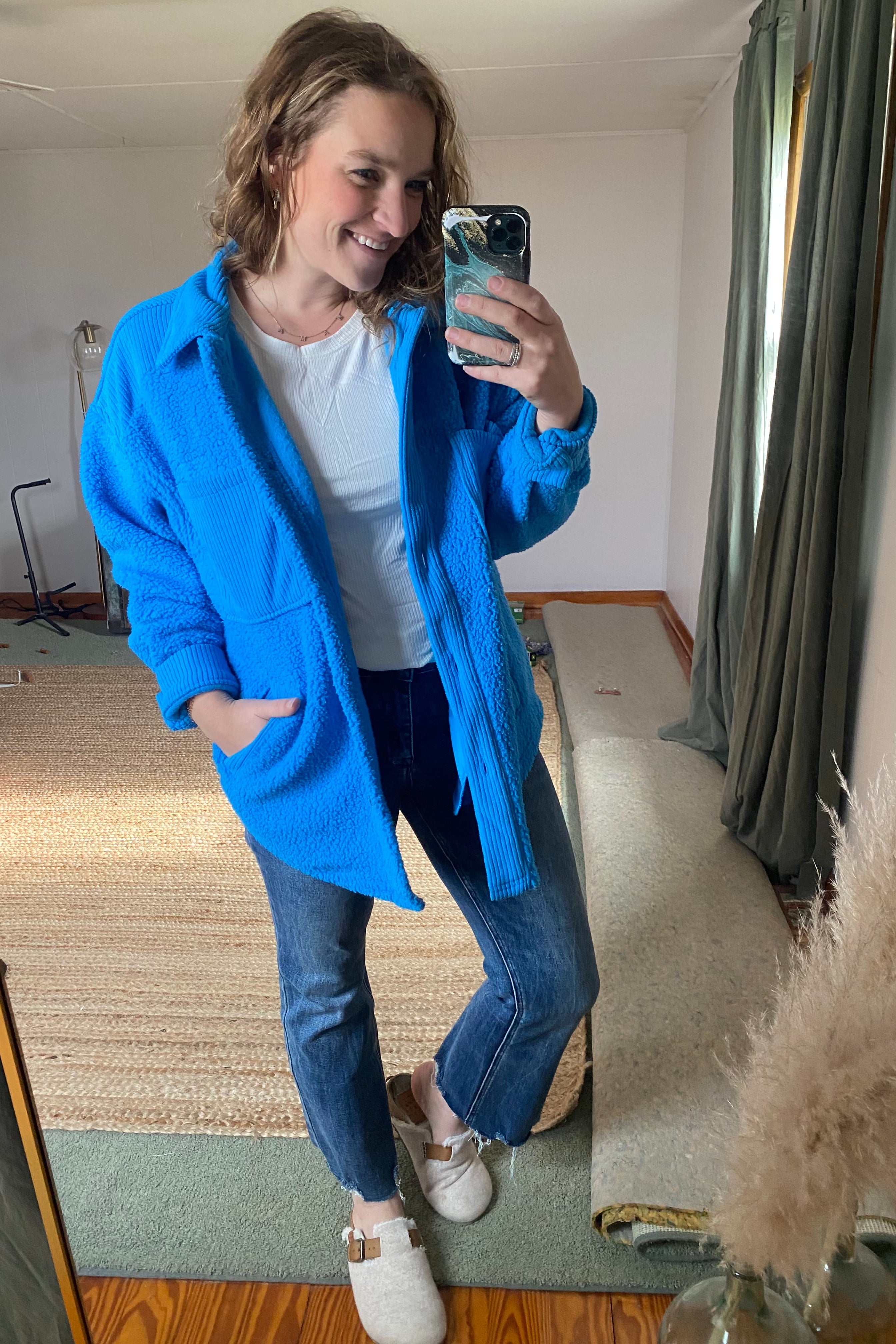 Blue Fleece Jacket
