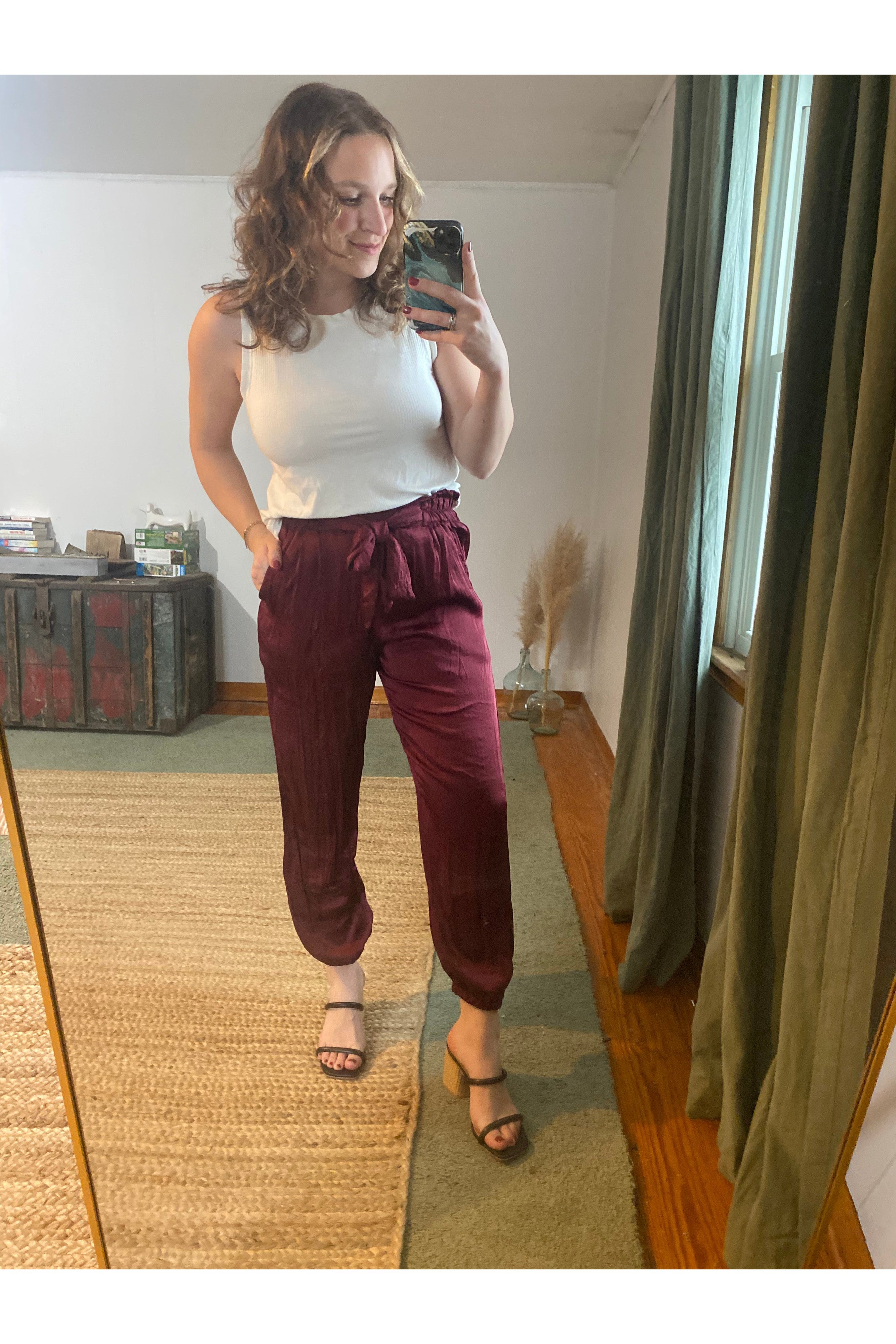 Oxford Satin Pant