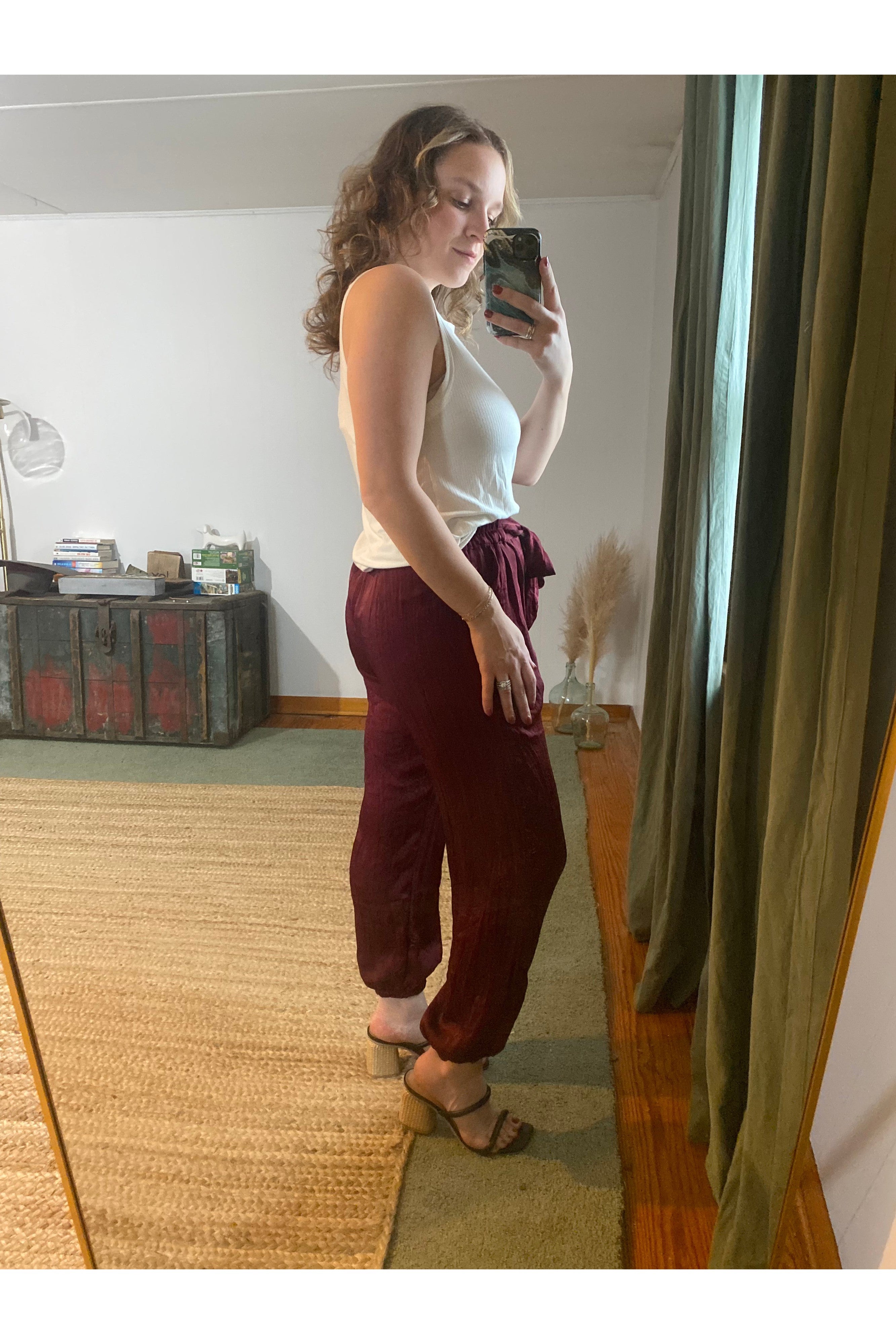 Oxford Satin Pant