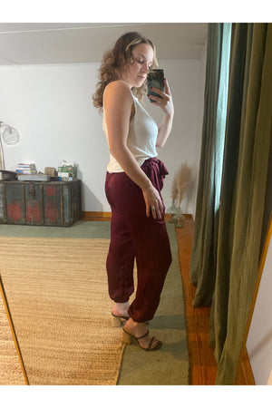 Oxford Satin Pant