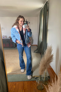 Sherpa Jean Jacket