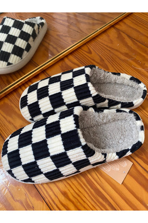 Cozy Checkered Slippers