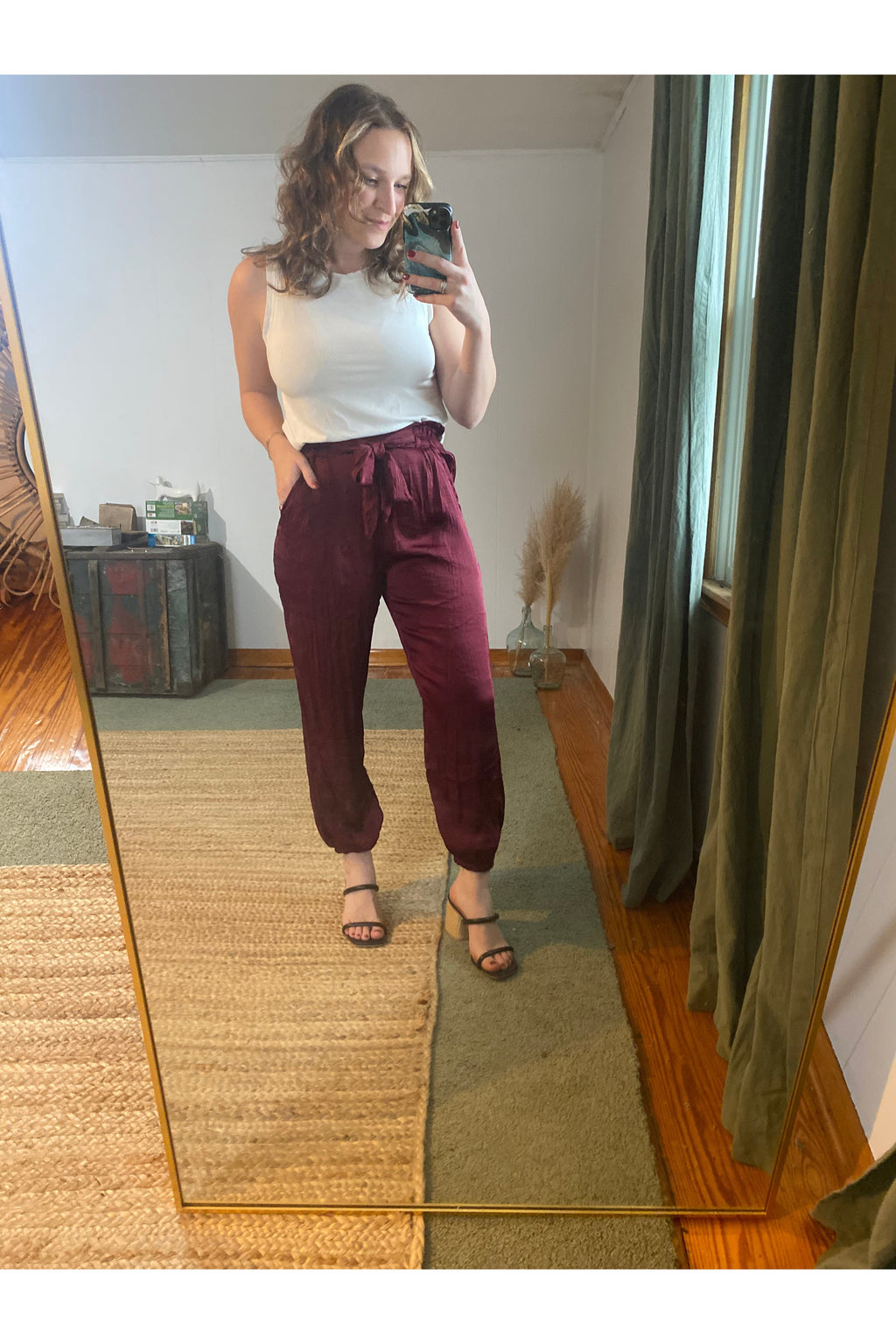 Oxford Satin Pant