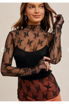 Black Lace Long Sleeve