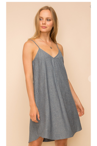 Chambray Mini Dress