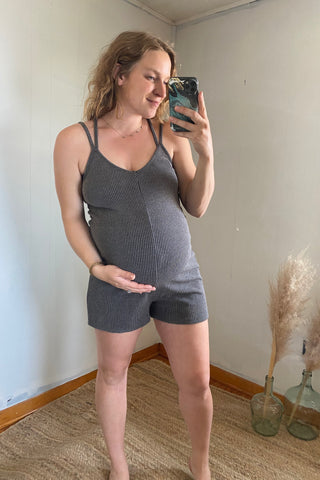 Charcoal Romper
