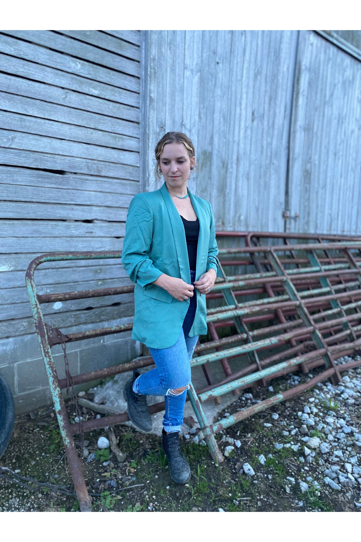 The Sanford Blazer - Dusty Sage