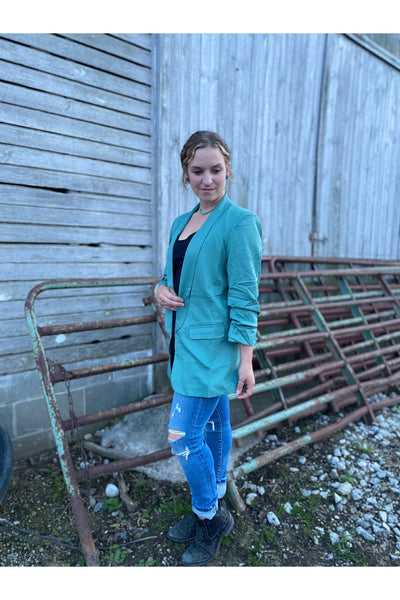 The Sanford Blazer - Dusty Sage