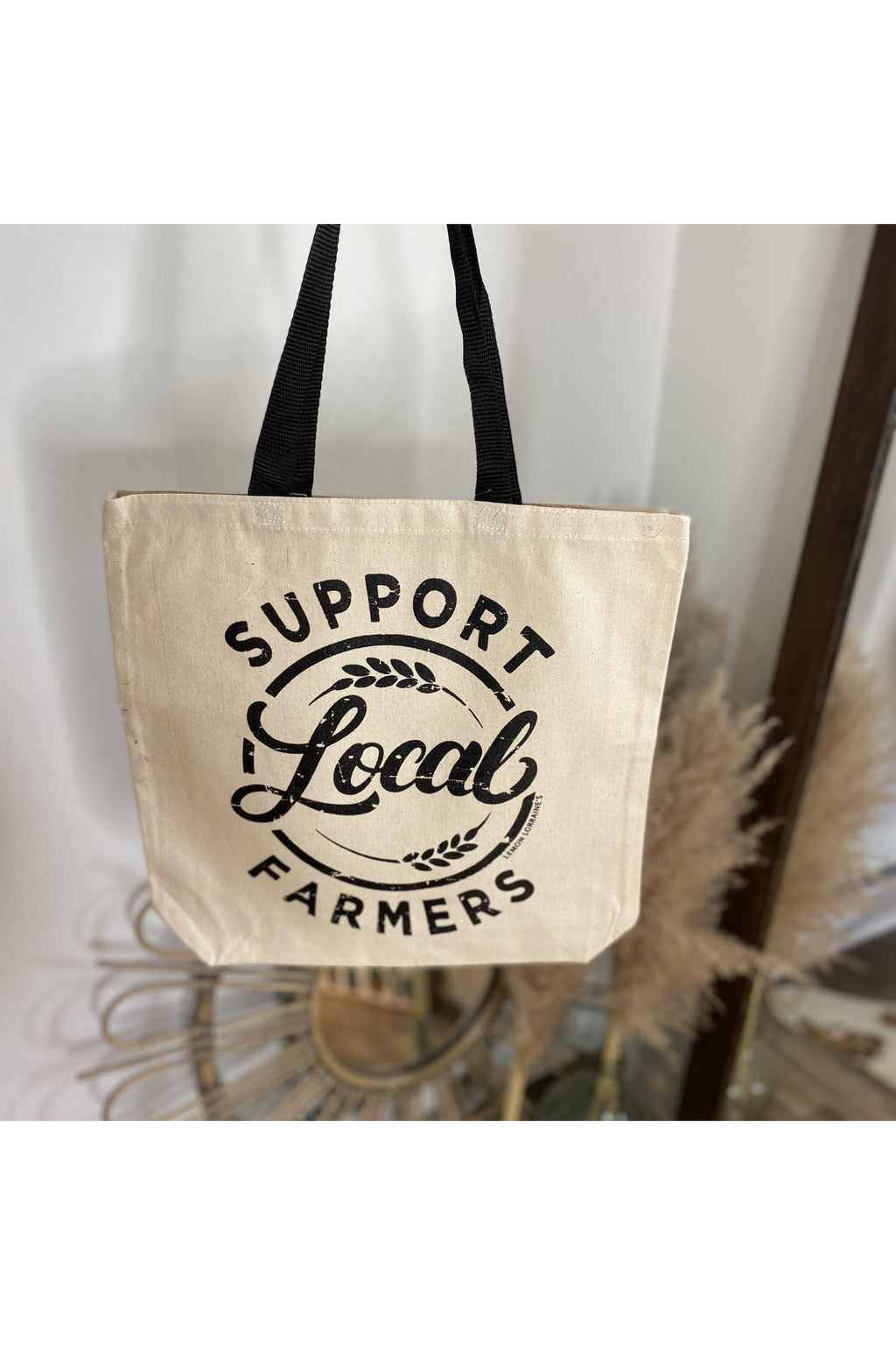 Support Local Farmers Canvas Tote